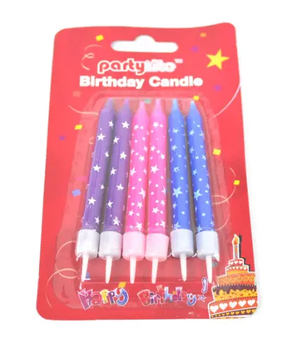6pc Star Big Candle (24/288)